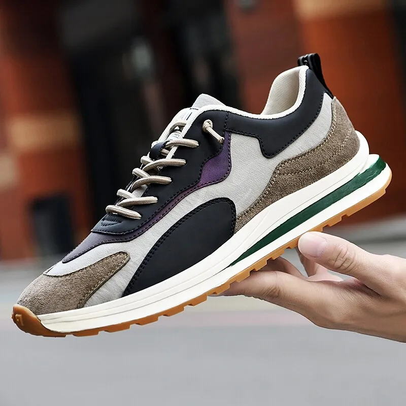 Advbridge Men Casual Shoes Fashion Men Sports Shoes Breathable Shoes Korean Version Fashion Sneakers