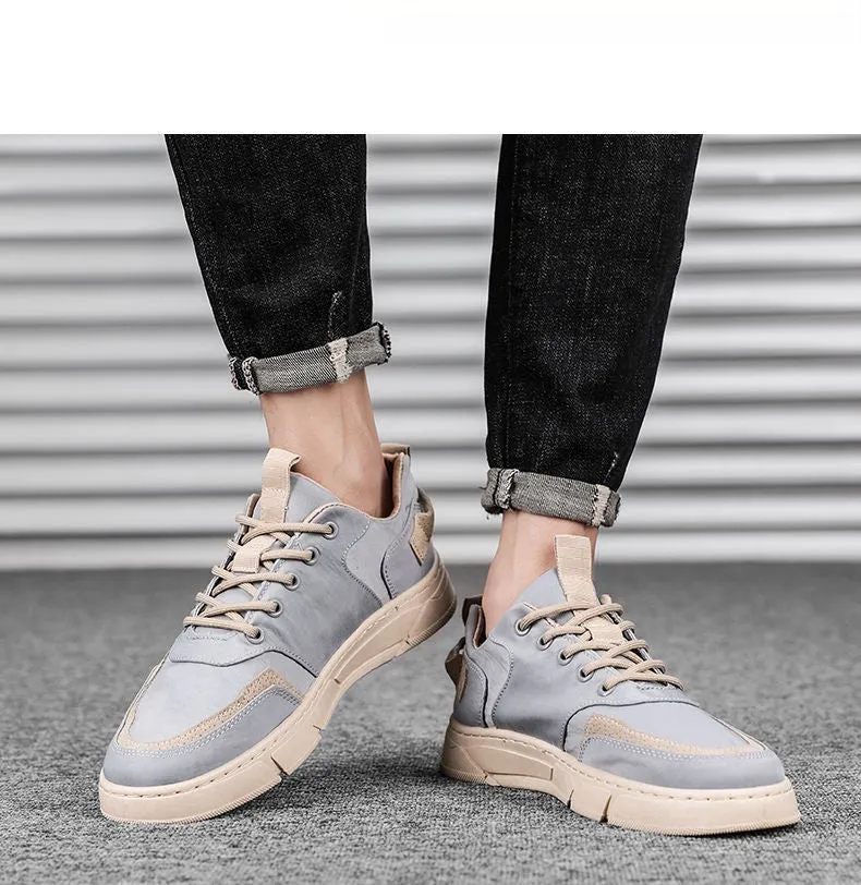 Advbridge Summer New Breathable Men's Shoes Trend Men Board Shoes Umbrella Canvas Sneakers All-match Sports Casual Shoes