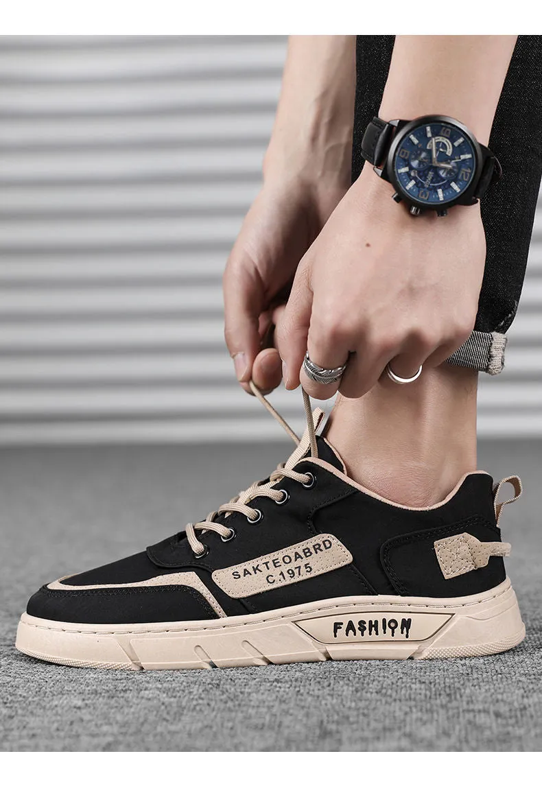 Advbridge Summer New Breathable Men's Shoes Trend Men Board Shoes Umbrella Canvas Sneakers All-match Sports Casual Shoes