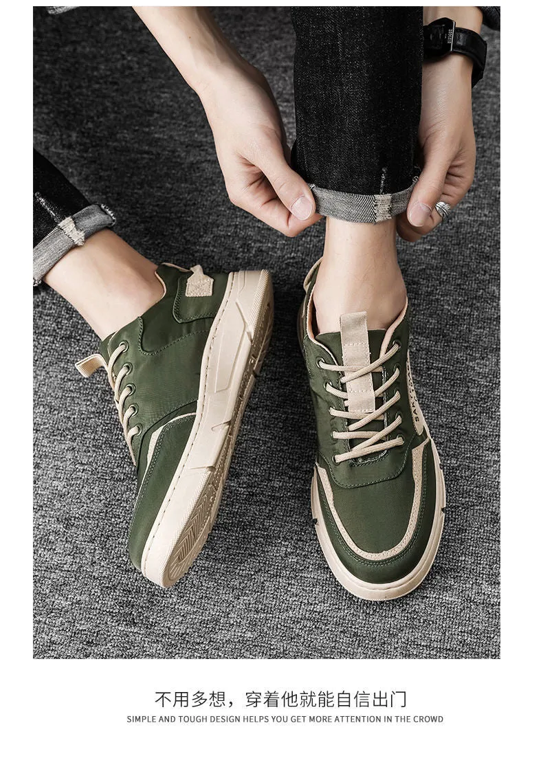 Advbridge Summer New Breathable Men's Shoes Trend Men Board Shoes Umbrella Canvas Sneakers All-match Sports Casual Shoes