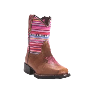 Ariat M&F Kid's Lil' Stompers Aurora Stripe Design Boot