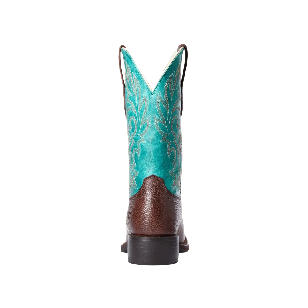 Ariat Women's Turquoise & Dark Cottage Cattle Drive Western Boots