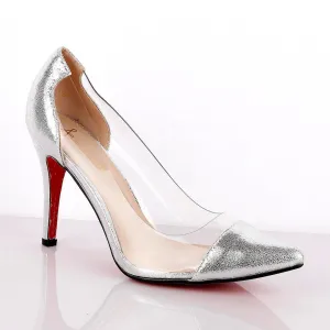 Atmosphere Classic Champagne Silver Women's High Heel Shoe