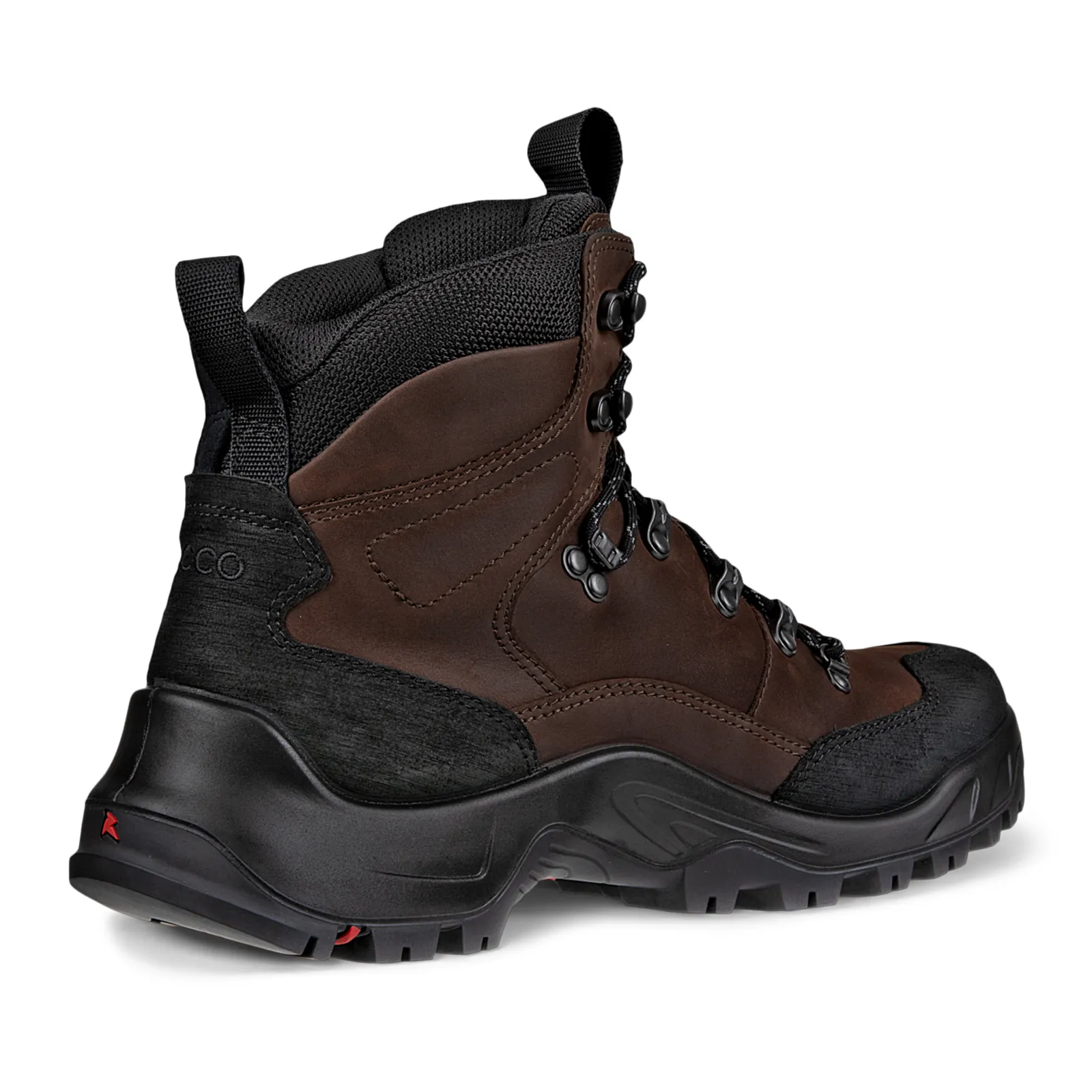 ECCO Offroad Waterproof High Hiking Boot (Men) - Black/Mocha