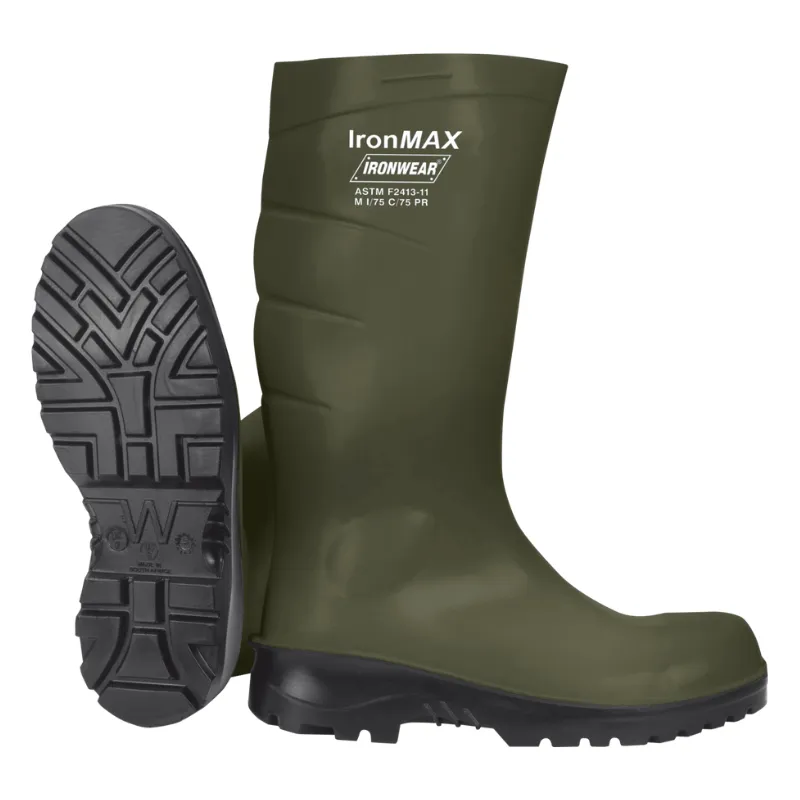 Ironwear 15" High PU Work Boot & Ergonomic Insole