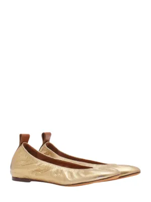 Lanvin ballerina goldm1