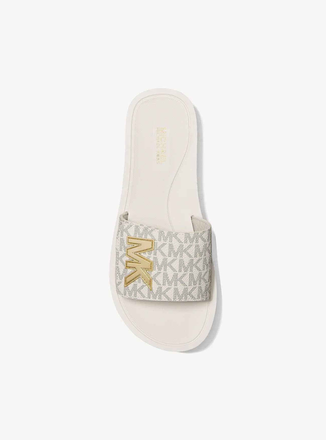 Michael Kors Logo Platform Slides