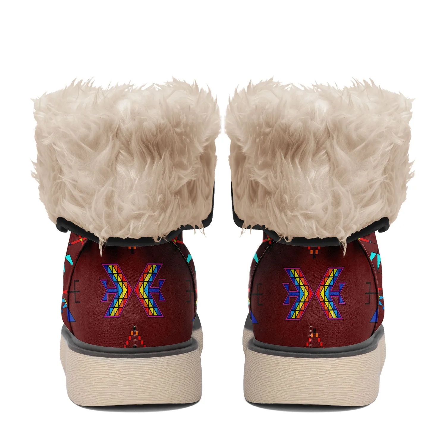 Rainy Chief Rainbow Earth Clay Polar Winter Boots