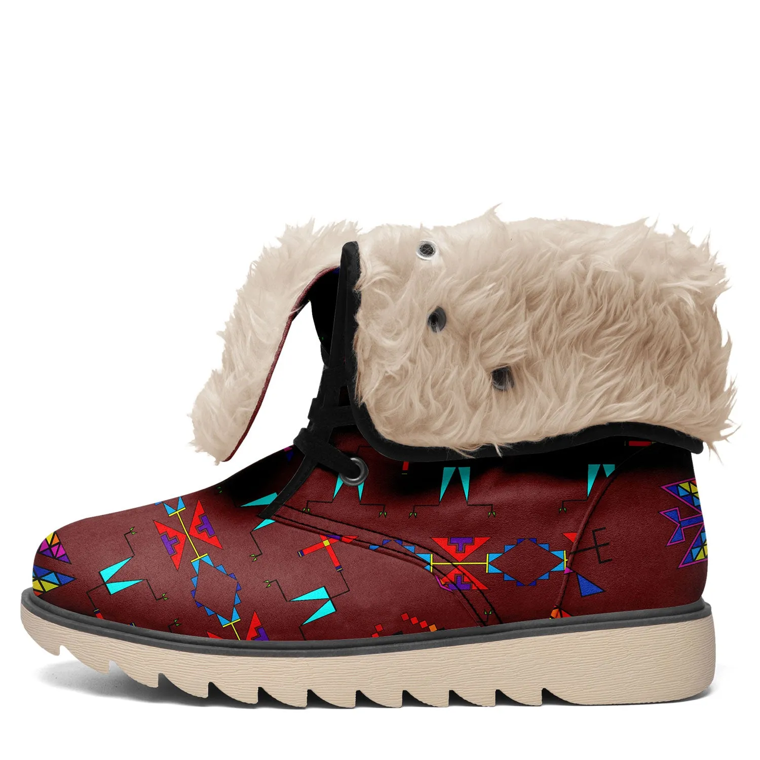 Rainy Chief Rainbow Earth Clay Polar Winter Boots