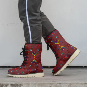 Rainy Chief Rainbow Earth Clay Polar Winter Boots