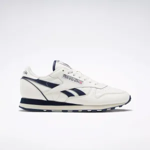 Reebok Classic - CLASSIC LEATHER Men’s -WHITE NAVY/BLACK