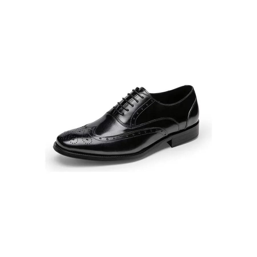 Refined Leather Polished Classic Oxford Shoes