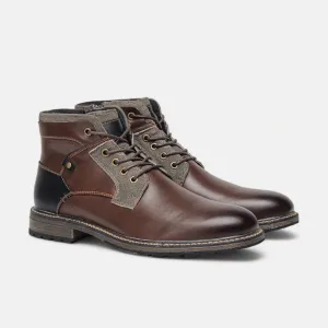 Retro british leather boots