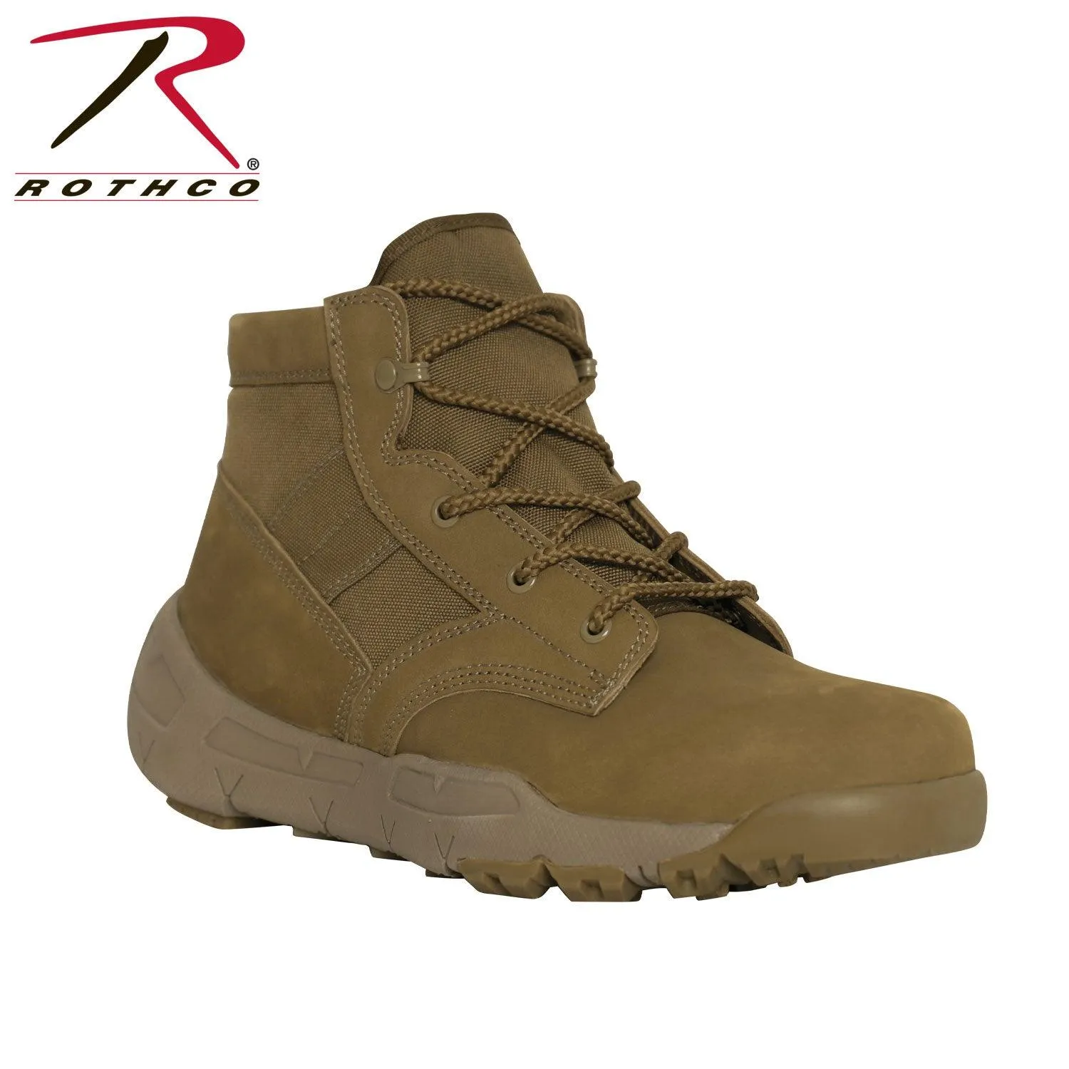 Rothco V-Max Lightweight Tactical Boot - AR 670-1 Coyote Brown - 6 Inch