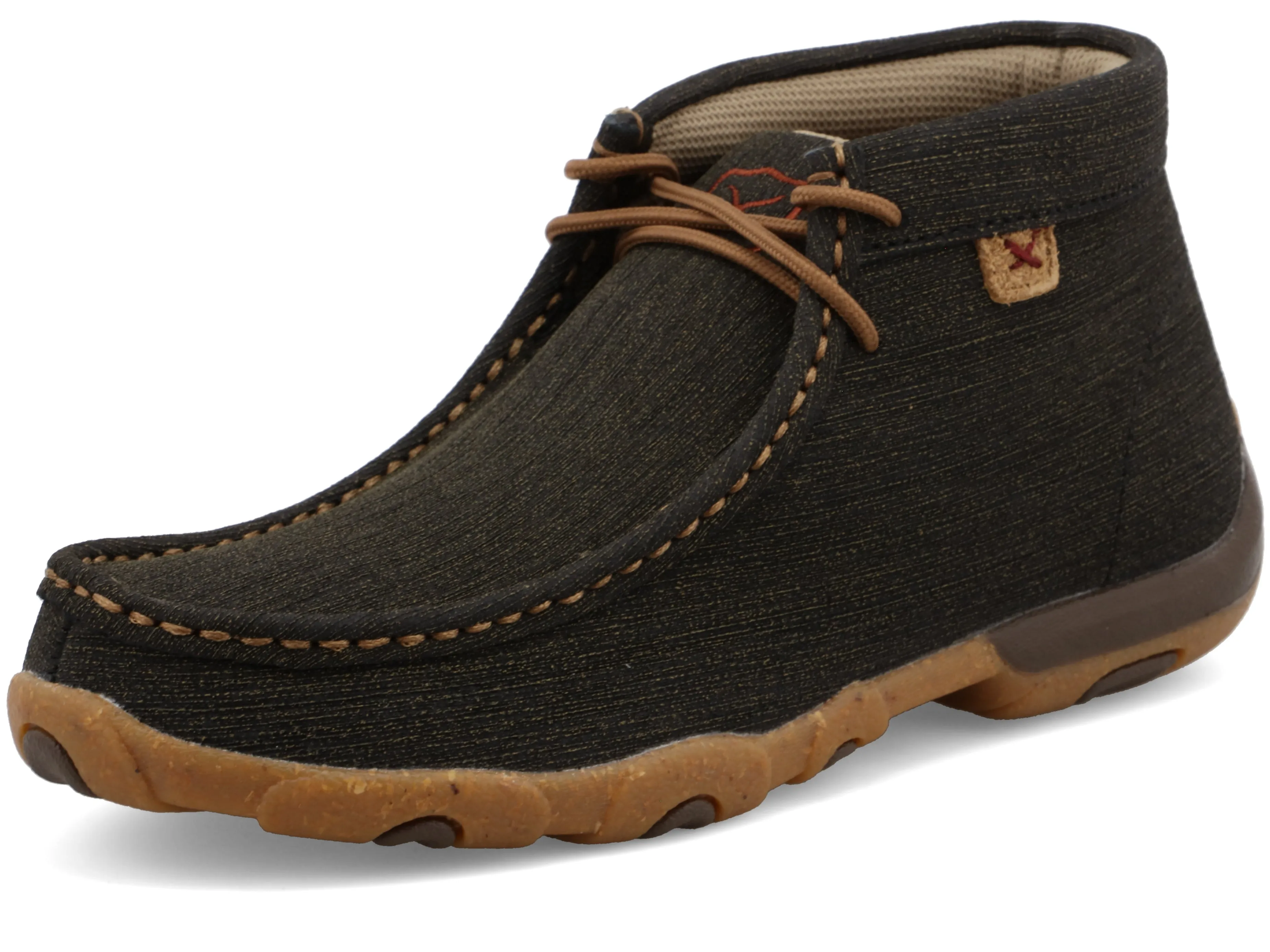 TWISTED X WOMEN'S (WDM0144) DuraTWX CHUKKA DRIVING MOC - Charcoal & Brown